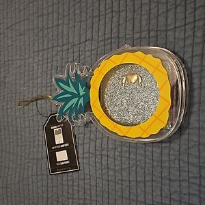 NWT Stitch Clear ID Card Slot with 2 interior card slots & a back slide pocket.